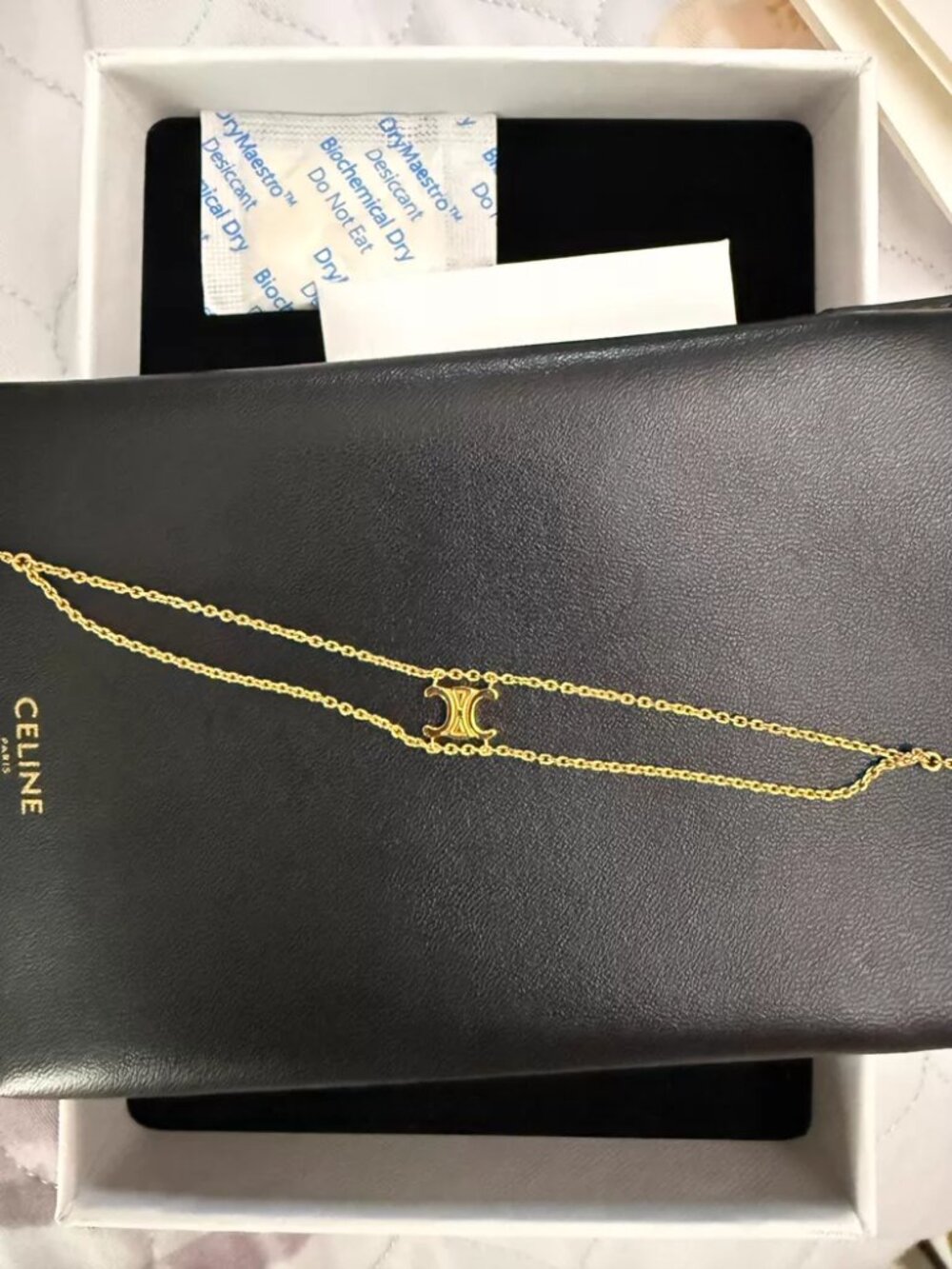 Celine double-layer necklace